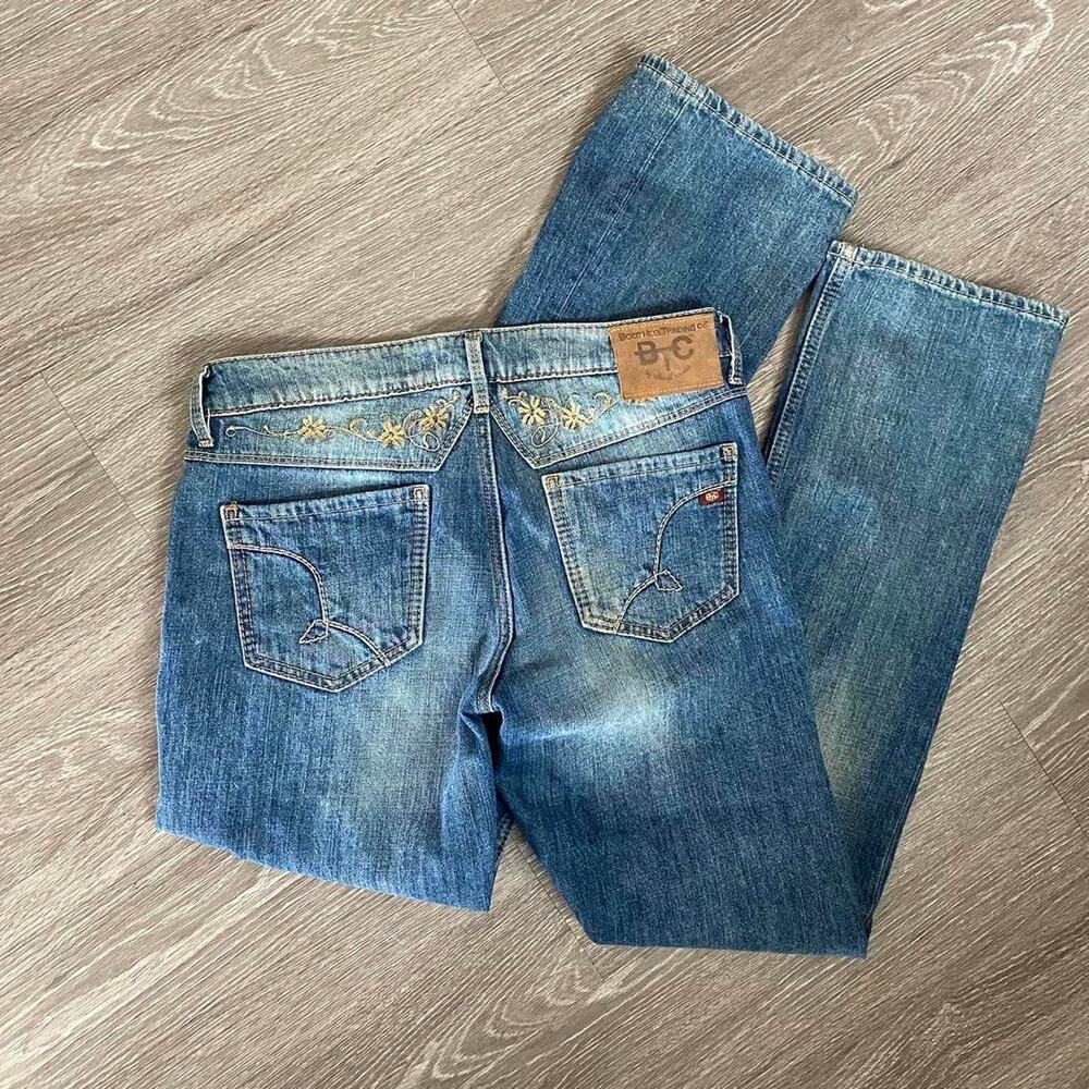 Vintage 90s embroidered jeans